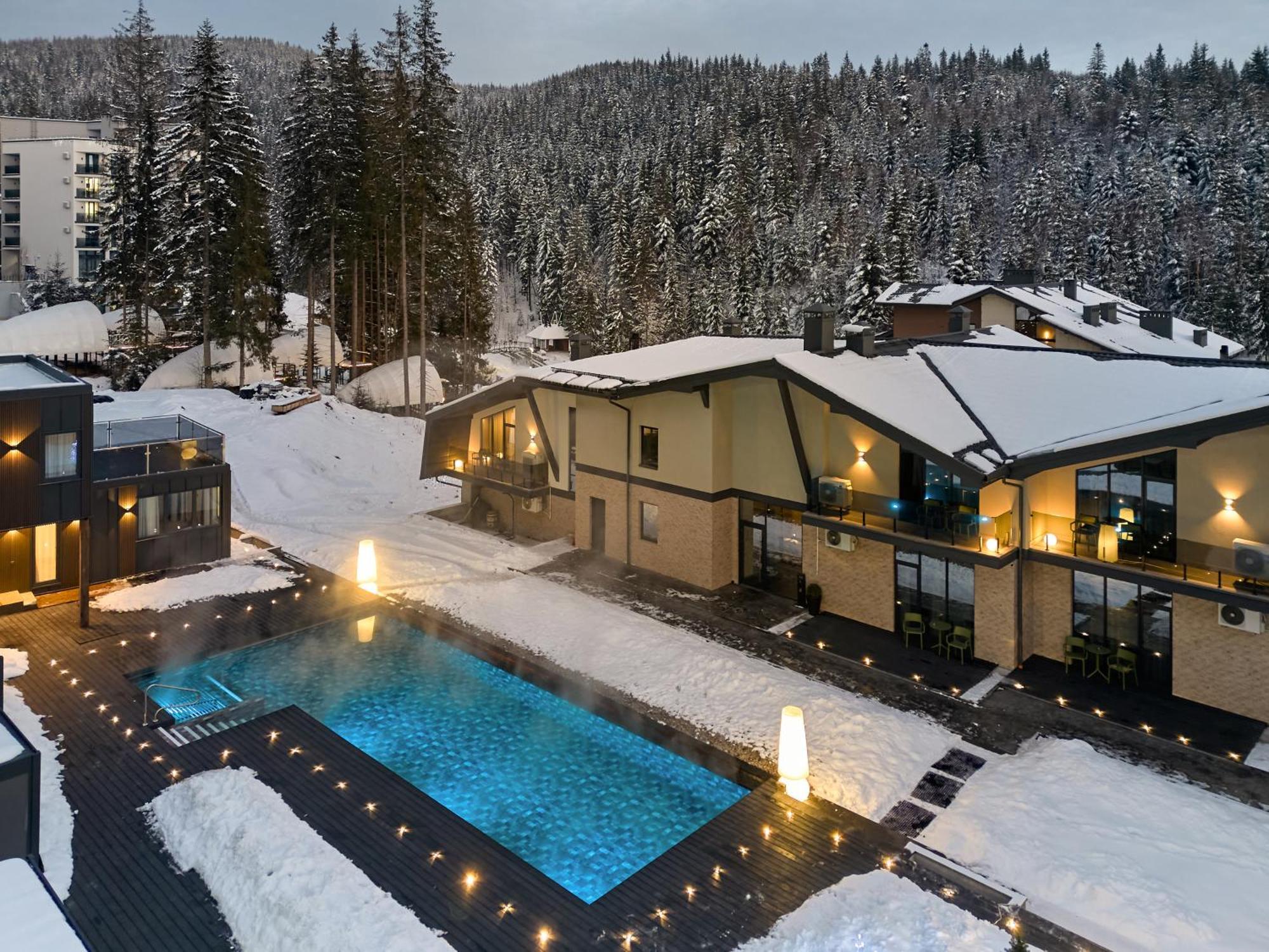 Twins Hotel & Spa Bukovel Exterior foto